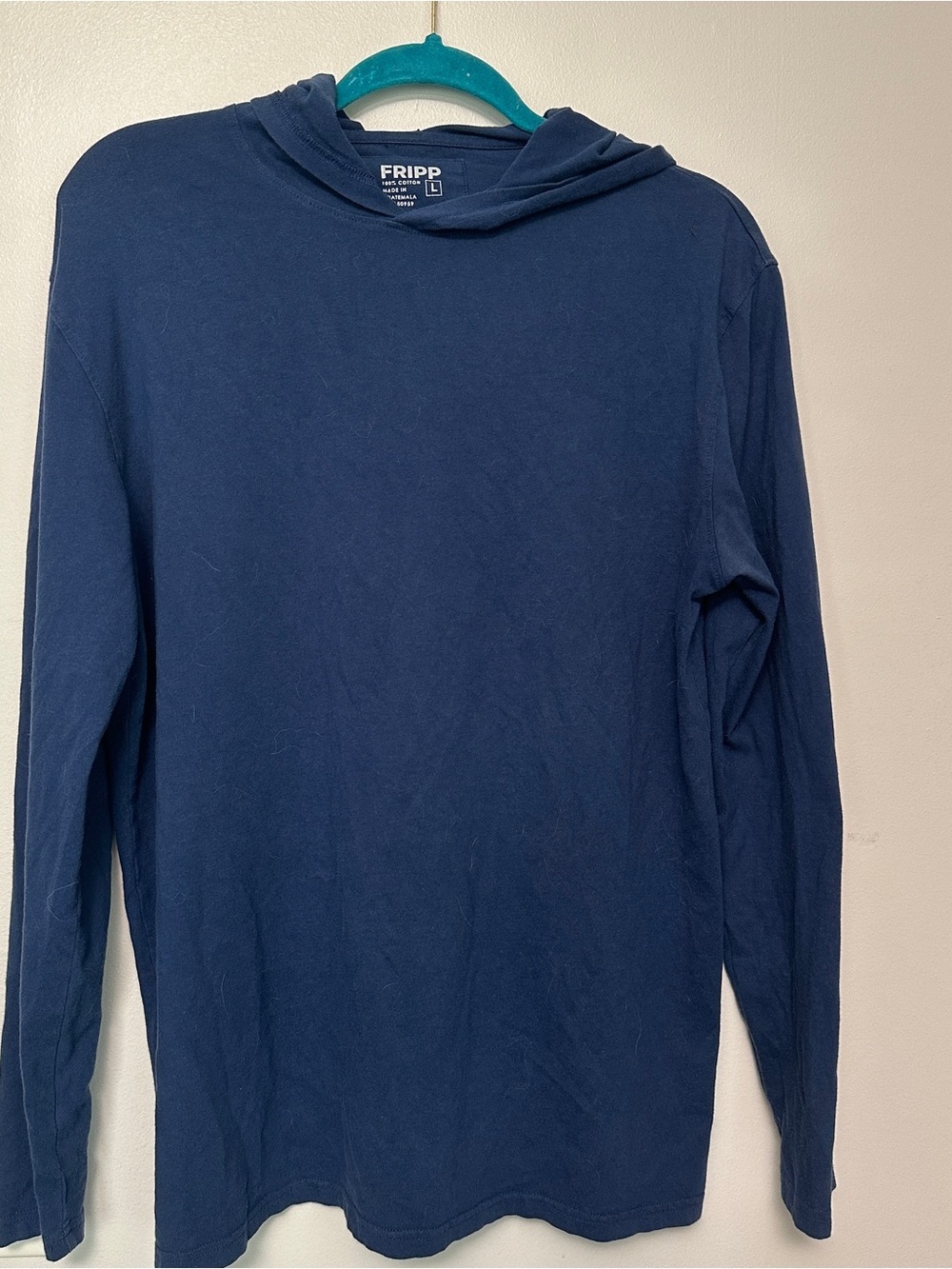 FRIPP Navy Cotton Long-Sleeve Top